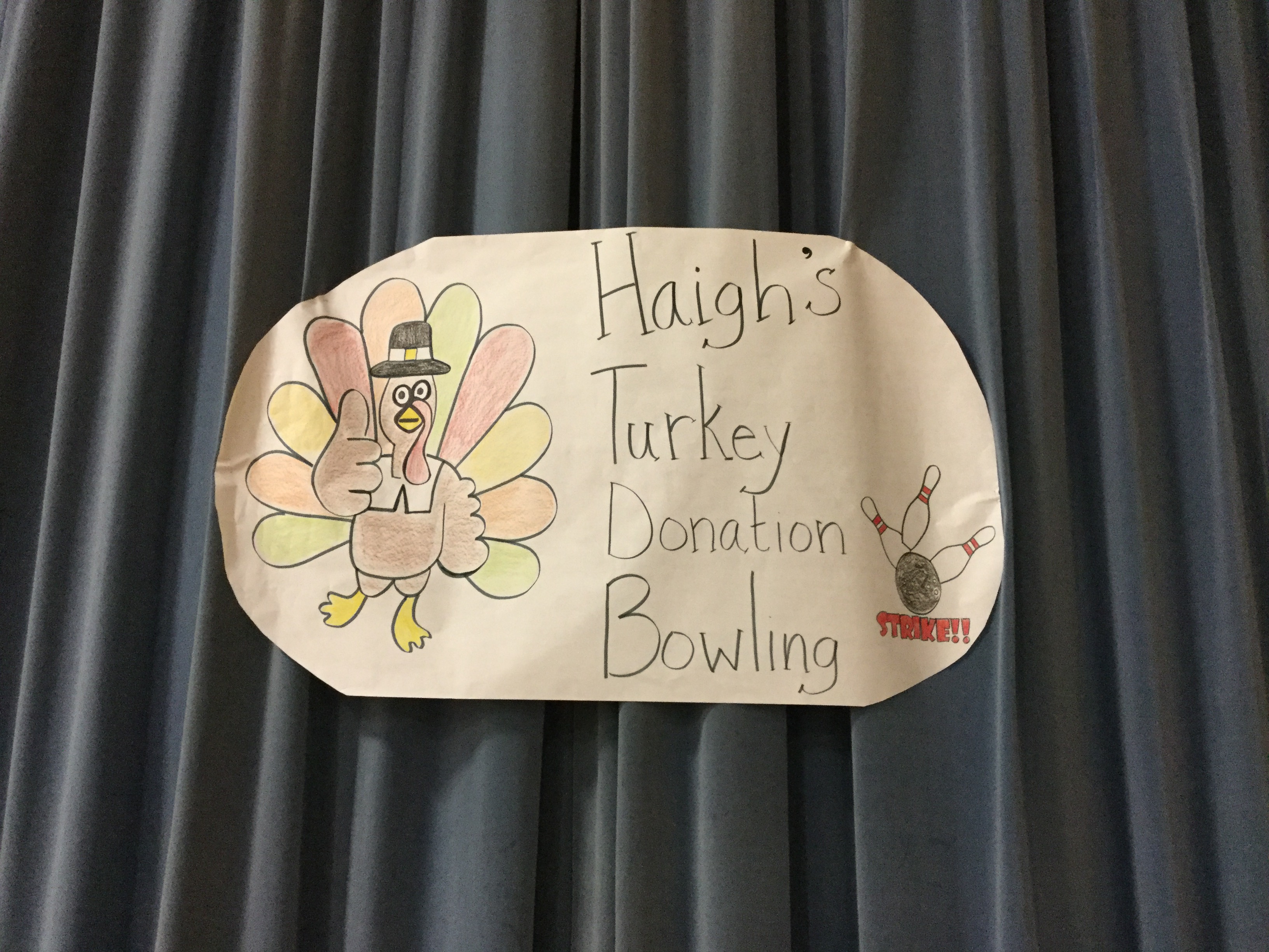 Fun Events at Haigh: PBIS Celebration(Turkey Bowling) and Family Game Night(Learning Gizmos)