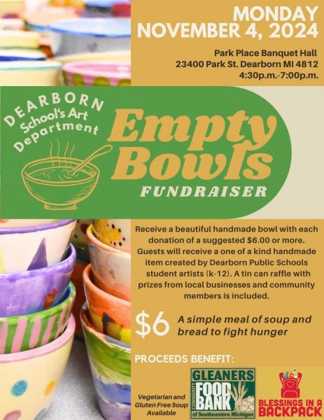 Annual Empty Bowls Fundraiser – You’re Invited!