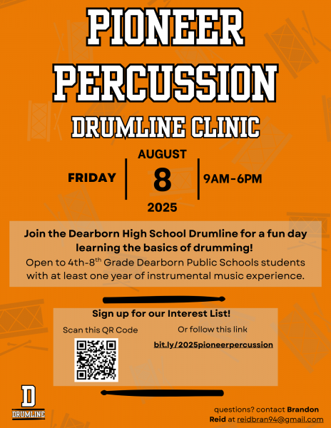 SUMMER OPPORTUNITY – Pioneer Drumline Clinic
