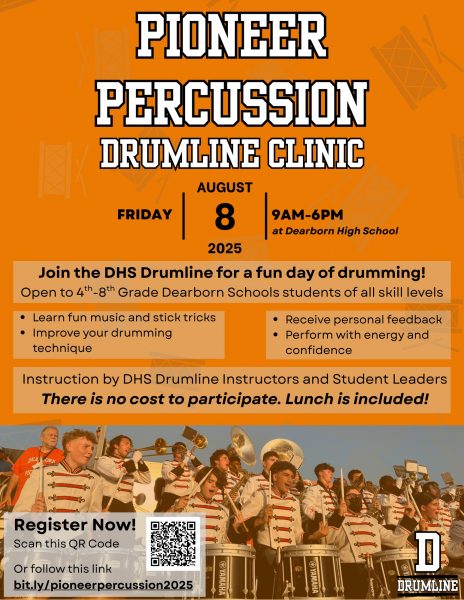 REGISTER NOW!! – Pioneer Percussion Drumline Clinic